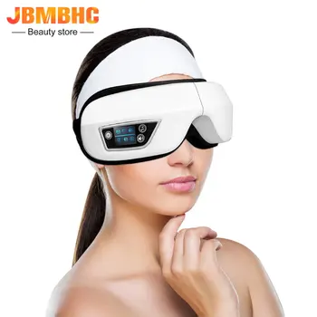 6D Pametna zračni Jastuk Vibracioni Maser Za Oči Električni Alat Za Njegu S Grijanom Bluetooth Glazba Za Spavanje Smanjuje Umor i podočnjake