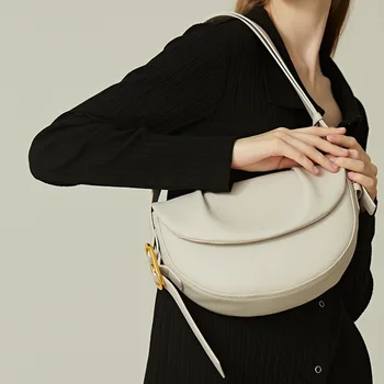 Kožne ženske torbe Luksuzne Dizajnerske Torbice i Torbe na rame 2022 Moderan Vintage ženske torbe-poruke