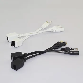 1 Par POE Razdjelnik 12 v Adapter Pribor RJ45 Injektora Set za Napajanje Kabel za povezivanje Kamere za video Nadzor Sigurnosnih Kamera L19