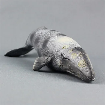 2022 27 cm Realistično Modeliranje Morskih Životinja Velika Siva Kita Lik Kita ABS Figurica Model Serije Dječje Obrazovne Igračke