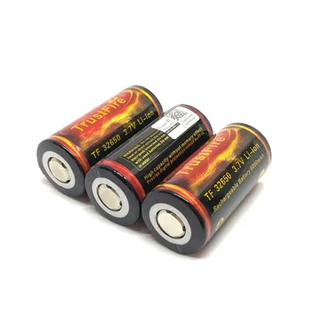 3 kom./lot TrustFire 6000 mah 3,7 U 32650 Li-ion Baterija Punjiva Baterija Sa Zaštićenom tiskane ploče Za Led Svjetiljke