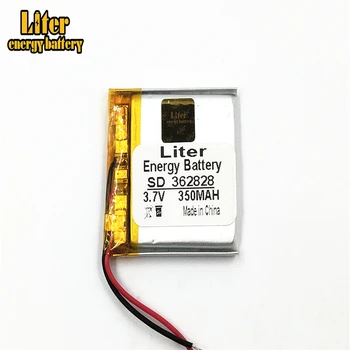362828 3,7 350 mah li-ion punjiva litij-polimer baterija 362828 priključni litij-polimer baterija