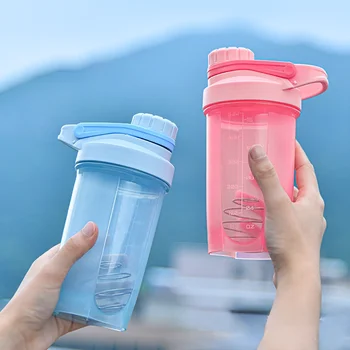 500 ML Bočica za Vodu za Piće Plastične Zatvorene Sportske Boce Proteina u Shaker Boca za Vodu i Posuđe za Piće BPA FREE