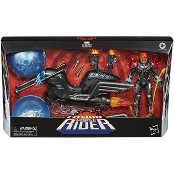 6-Inčni Figurice likova Marvel Legends Cosmic Ghost Rider, Zbirka motocikala i dodatne Opreme, Darove za Djecu