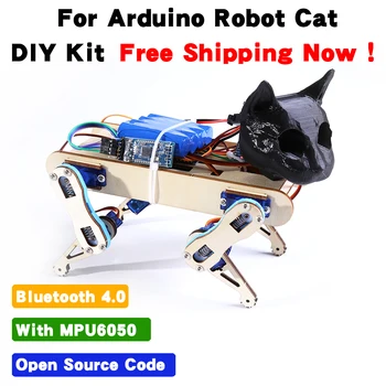 8-DOF Bionic Četveronožnog Robota ROS Arduino Nano DIY kit Proizvođač upravljanje smartphone platforma za programiranje hardvera open source projekt