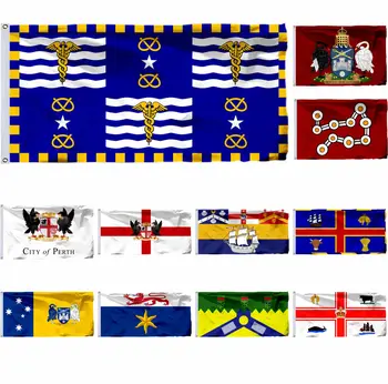 Australija Zastava Brisbane 3X5 METARA Banner Adelaide 90X150 cm Stara Canberra 21X14 cm Canberra 3X6 METARA Au Hobart i Melbourne od Лонсестона