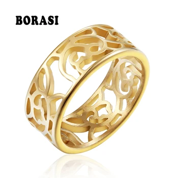 BORASI Novi Prijem Za Djevojčice Vjenčanje Berba Geometrijski Prstenovi Klasičan Zlatni Srebrne Boje Modni Prsten Za Žene Nakit Prstenje
