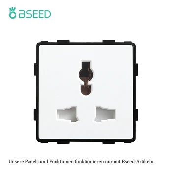 BSEED univerzalni standard Funkcijski Ključ Utičnica DIY Dijeli Bijele Plastične Materijale Za Funkcijsku Lijepljenje Zidne Utičnice