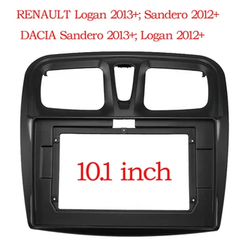 BYNCG 2 Din 10,1 Inča Auto Radio za RENAULT Sandero Symbol Logan 2014 + Okvir ploče s Instrumentima Instalacija DVD Gps Mp5 Player