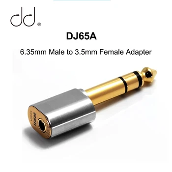 DD ddHiFi DJ65A 6,35 mm Priključak od 3,5 mm Ženski Adapter za Desktop Zvuka s Pojačalom i DAC-a