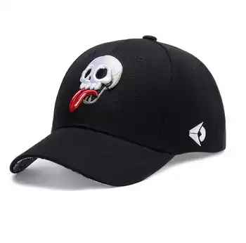 Dizajn brand Baseball Cap smiješno lubanju vez Cap muški hip-hop kape vezeni logotip godišnje šešir Sunca kape vozača kamiona za žene