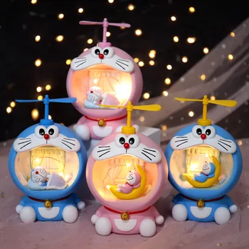 Doraemon Slatka Figurice Lutka Igračka Zakka Doraemon Led Star Noćno Svjetlo Uređenje Sobe Gica Dječji Božićni Poklon Za Rođendan