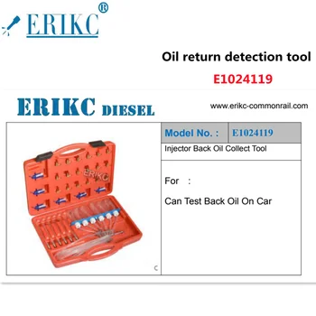 ERIKC E1024119 Common Rail Automatski Alat za Otkrivanje Povratak Dizel Mlaznice Adapter Set Testera goriva