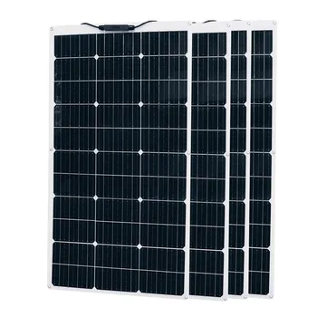 Fleksibilni Solarni Panel 80 W 160 W 240 W 320 W 400 W 480 W 800 W Pluća PET Paneli Solarni Fotonaponski Monokristalni 12 v, 24 v Punjač