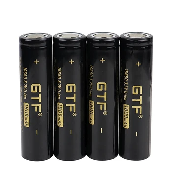 GTF je 1800 mah 3,7 U 16650 Li-ion Punjiva Baterija ICR16650 litij-ionska baterija baterias za led svjetiljka digitalni uređaj