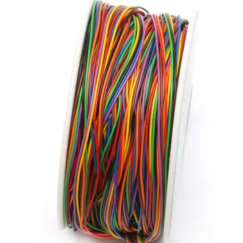 Jedan roll 8 boja 30AWG Žica za namotaje žice, kruto tijelo od луженой bakra, izolacija je od PVC-a