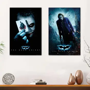 Joker film Platnu Plakati 24x36 Uređenja Knjige O Umjetnosti Plakat Zid Knjige O Umjetnosti Personalizirani Poklon Moderna Obitelj spavaća soba Dekor