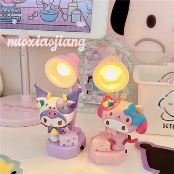 Kawaii Sanriod Anime Hobi Moja Melodija Куроми Slatka Igra Mali Lampe Za Dječji Stol Okolni Noćno Svjetlo Poklon Za Rođendan