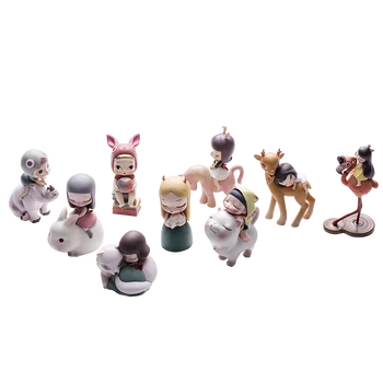 kemelife san bajke lite obitelj ukupna mačka figurica igračke rođendanski poklon nakit keme life