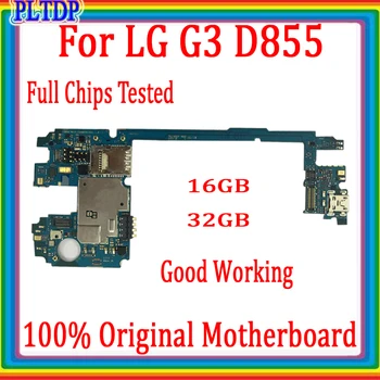Logička kartica Za LG G3 D855 D850 D851 D852 VS985 Matična ploča sa sustavom Android, 16 GB/32 GB, 100% Izvorna Matična ploča je Dobro testiran