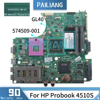 Matična ploča laptopa PAILIANG Za HP Probook 4510S Matična ploča 6050A2252601 574509-001 GL40 DDR2 tesed