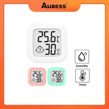Mini-Termometar Za prostor, Digitalni LCD-temperaturni Senzor, Mjerač Vlage, Sobni Hygrometer Sa Senzorom Temperature C °/ ° F, vremenska stanica