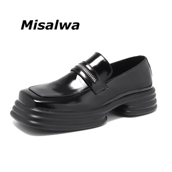 Misalwa/Vintage cipele u Britanskom Stilu; gospodo proljeće лоферы na debelim Potplatima s Trga vrhom u Britanskom Stilu; gospodo talijanske cipele-Oxfords; Vjenčanje
