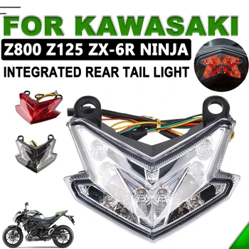 Motocikl Integrirani Поворотник dugo Svjetlo Kočenja Pokazivač Smjera Za Kawasaki Z800 Z 800 NINJA ZX-6R ZX6R Z125 2013-2018
