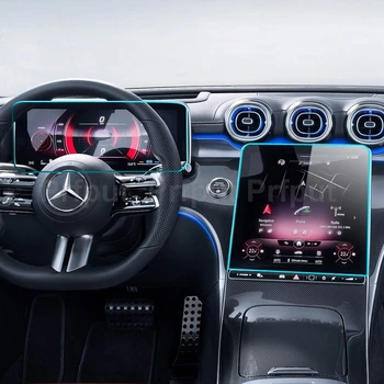 Navigacija za pješake Kaljeno Staklo LCD Ekran Zaštitni Film Naljepnica Zaštita Ploči s Instrumentima Za Mercedes Benz EQE 2023