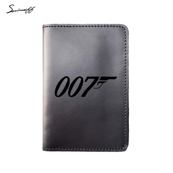 Nova Dodatna Oprema Držač Za Kartice Od Prave Kože Držač Za Putovnice S Gravurama Film Je Film James Bond 007 Cover Za Putovnice