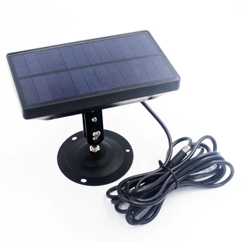 Nova Verzija Panela Solarne energije 9 U s DC2.5/2.1 mm, Pokriti i Nosačem za Vanjsku Ptica Kamere Vodootporna IP 54