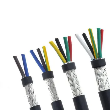 Oklopljeni kabel AWG 17/1,0 MM 2 34 5 6 8 10 12 jezgro 5 metara neto bakar RVVP oklopljeni kabel kabel za upravljanje UL2547 signalni kabel