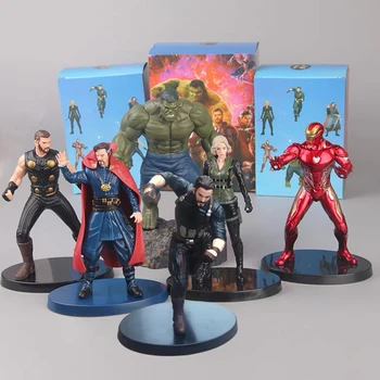 Osvetnici Marvel Super Heroes Iron Man Dr. Strange Kapetan Amerika, Crna Udovica Thor Figurica Igračka