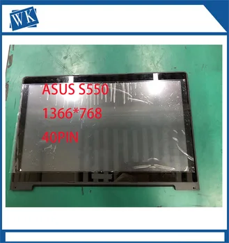 Panel táctil de 15,6 pulgadas para ASUS VivoBook, digitalizador de cristal con pantalla LCD y Marco, S550, S550C