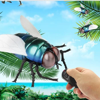 Plastični Infracrveni daljinski upravljač Rc Životinje Muha Podvala Insekti Vic Strašna greška djeca Zabave Igrajući roboti igračke Дропшиппинг