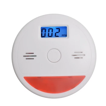 Početna Alarm LCD Digitalni Zaslon Samostalni Detektor Ugljičnog monoksida Upozorenje Test Detektor Curenja Plina CO