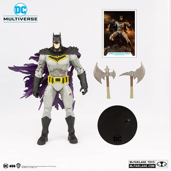 Pravi Igračke Mcfarlane DC Multiverse 7-Inčni Batman uz Borilačke Ozljedama Figurica Model Zbirka Igračaka Poklon Za Rođendan