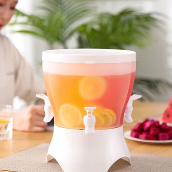 Rotirajuća boca za hladnu vodu sa slavinom Veliki kapacitet boca za limunade Voćni čaj