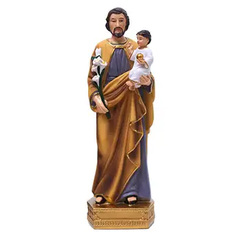Sveti Josip S Djetetom Vjerske Kip Od Smole Katolički Ukras Ekološka Kip Boga Ručni Rad Od Smole