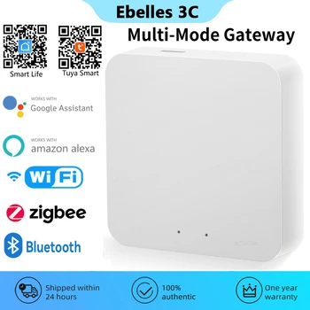Tuya Smart Life ZigBee Gateway Hub WiFi Bluetooth Multi-Mode Pametna Kuća Most Bežični Daljinski Upravljač Za Alexa, Google HomeKit