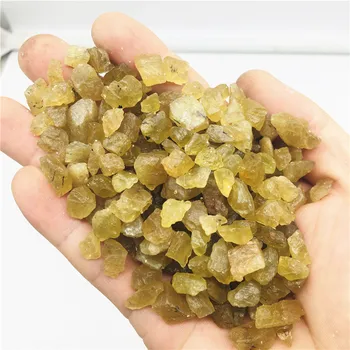 Veleprodaja 100 g prirodnog kristala žuta апатит i mineralni dragulj obrađen reiki, primarni uzorci dragog kamenja, korištenih u nakit maki