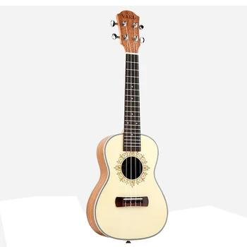 Visoka Kvaliteta 26 inča ukulele 4 Najlon Žice Havajski Сапеле mini Akustična Gitara Uku Gitara Live ukulele bijela Махоган UK2601
