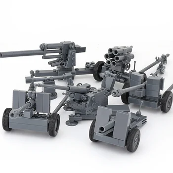 WW2 Njemačka Vojno Oružje Pribor Gradivni Blokovi Vojne Vojnici Figurica Oštra Raketa Model Cigle Igračke Za Djecu
