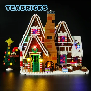YEABRICKS led lampa Set za 10267 Medenjak kuća Skup sastavnih blokova (ne uključuje model) Igračke za Djecu Božićni Dar