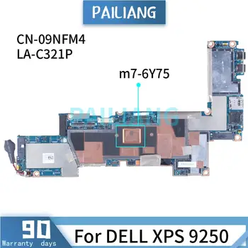 Za DELL XPS 9250 m7-6Y75 Matična ploča laptopa Rdd 09NFM4 LA-C321P SR2EH DDR3 Matična ploča laptopa