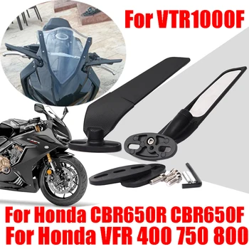 Za Honda CBR 650 R F 650R 650F VFR 400 750 800 VTR1000F Pribor Ogledala Vjetrobransko Krila Podesiva Inteligentni Bočni retrovizor