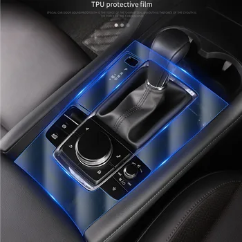 Za Mazda 3 Axela 2019 2020 Unutrašnjost automobila Središnja konzola TPU filma Salon Zaštitna Konzola Mjenjač film Popravka film Pribor