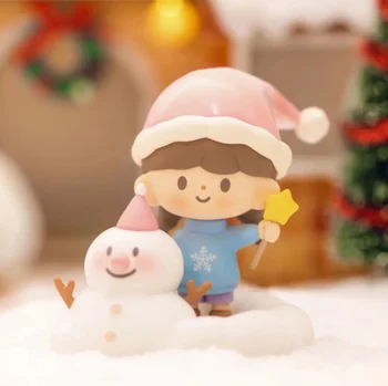 Zhuo Dawang Božićni San za tebe Serija Slijepa Kutija Guess Torba Toys Lutka Slatka Anime Lik Stolne Dekoracije Poklon Zbirka