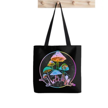 Шоппер Vrt Gljiva 2020, Torba-тоут, torba-тоут s po cijeloj površini, ženska torba-шоппер u stilu харадзюку, torba za kupovinu na ramenu za djevojčice, Žene холщовая torba